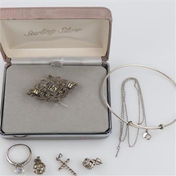 Silver Jewelry, 7 Pieces