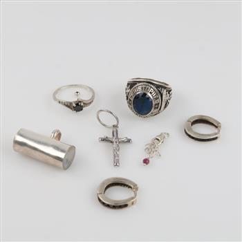 Silver Jewelry, 8 Pieces