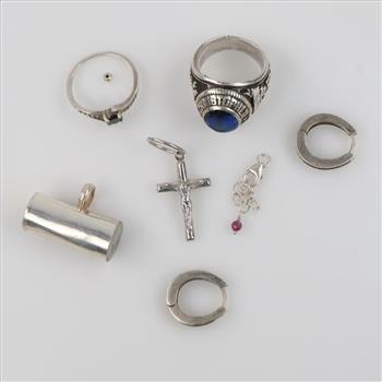 Silver Jewelry, 8 Pieces