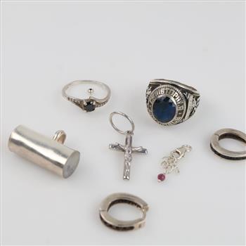 Silver Jewelry, 8 Pieces