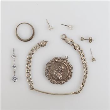 Silver Jewelry, 8 Pieces