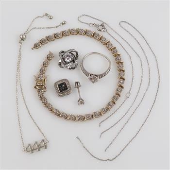 Silver Jewelry, 8 Pieces