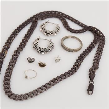 Silver Jewelry, 8 Pieces