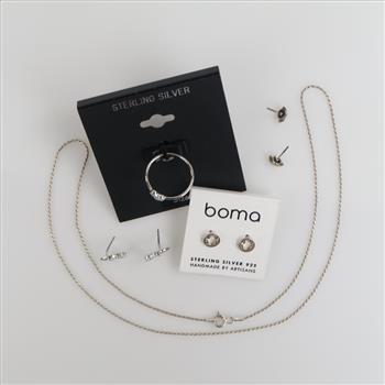 Silver Jewelry, 8 Pieces