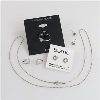 Silver Jewelry, 8 Pieces
