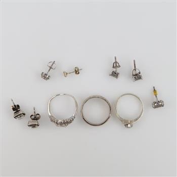 Silver Jewelry Including Pandora, 10 Pieces