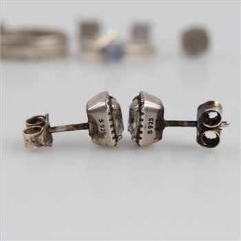 Silver Jewelry Including Pandora, 10 Pieces