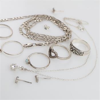 Silver Jewelry including Pandora, 11 Pieces