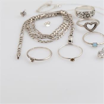 Silver Jewelry including Pandora, 11 Pieces