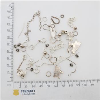 Silver Jewelry Making Pieces, 48+ Pieces