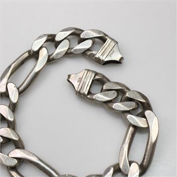 Silver Large Link Bracelet