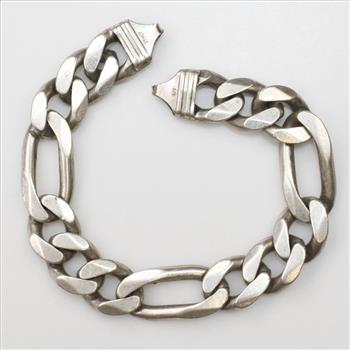 Silver Large Link Bracelet