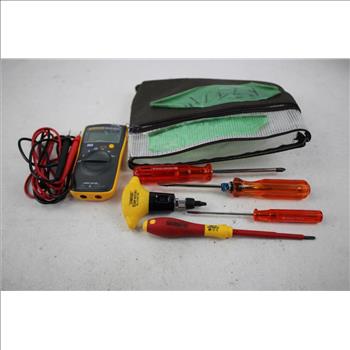 Silver Metal Brieface With Tools/Accs