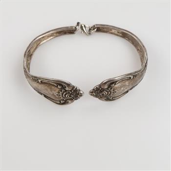 Silver Plated Spoon Bracelet