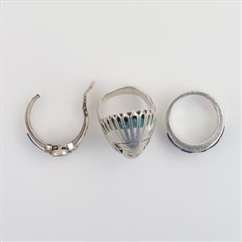 Silver Rings, 3 Pieces
