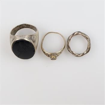 Silver Rings, 3 Pieces