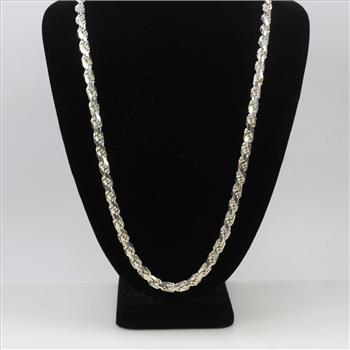 Silver Rope Necklaces