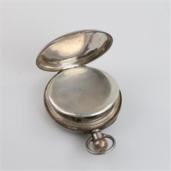 Silver Swiss Limit Hand Winding Pocket Watch