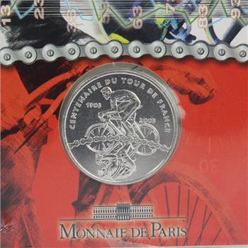 Silver Tour De France 100 Year Commemorative Coin