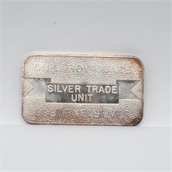 Silver Trade Unit 1 Troy Oz Fine Silver Bar