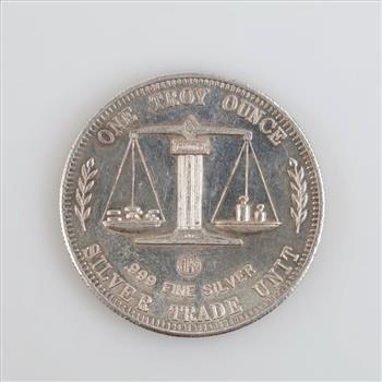 Silver Trade Unit Fine Silver 1 Troy Oz Round