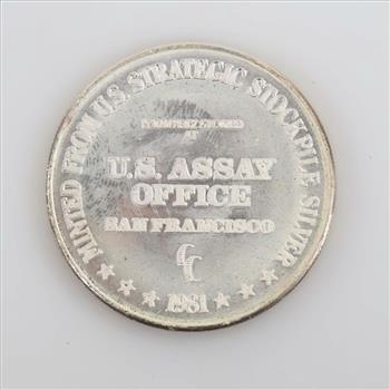 Silver Trade Unit Fine Silver 1 Troy Oz Round