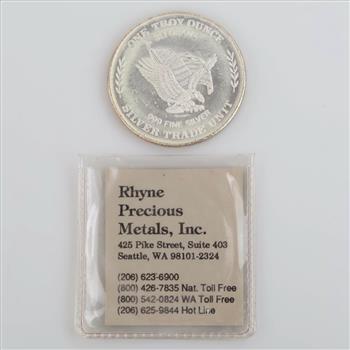Silver Trade Unit Fine Silver 1 Troy Oz Round