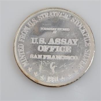 Silver Trade Unit Fine Silver 1 Troy Oz Round