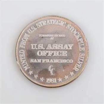 Silver Trade Unit Fine Silver 1 Troy Oz Round