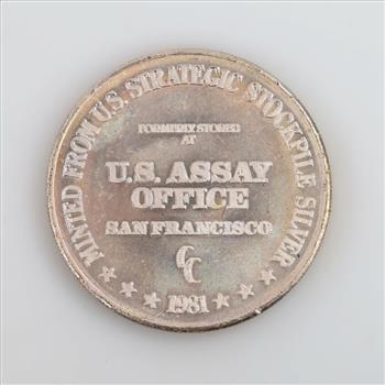 Silver Trade Unit Fine Silver 1 Troy Oz Round