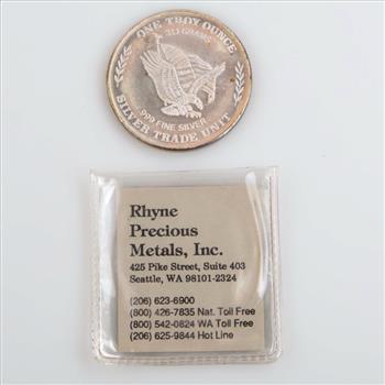 Silver Trade Unit Fine Silver 1 Troy Oz Round