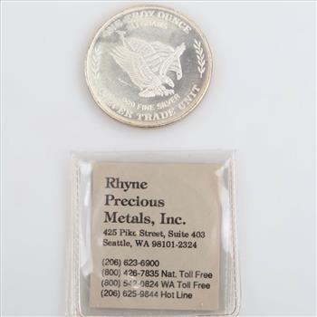 Silver Trade Unit Fine Silver 1 Troy Oz Round