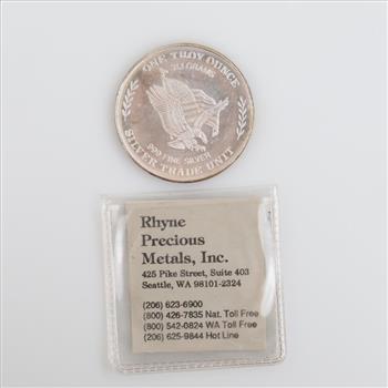 Silver Trade Unit Fine Silver 1 Troy Oz Round
