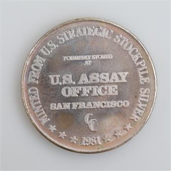 Silver Trade Unit Fine Silver 1 Troy Oz Round