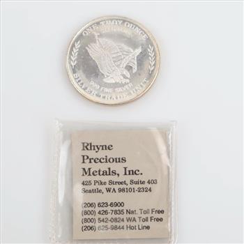 Silver Trade Unit Fine Silver 1 Troy Oz Round