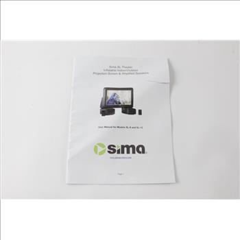 Sima XL Theater Inflatable Screen