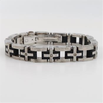 Simmons Jewelry Co. Diamond Cross Link Bracelet