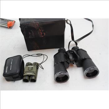 Simmons, Western Field  Binoculars, 2 Pieces