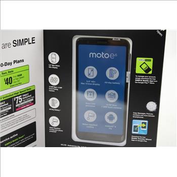 Simple Mobile Truly Unlimited Prepaid Motorola Moto E6 Smartphone