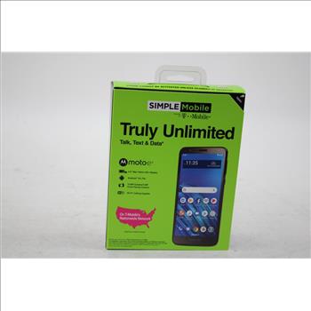 Simple Mobile Truly Unlimited Prepaid Motorola Moto E6 Smartphone