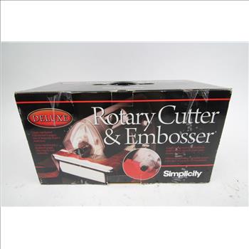 Simplicity Deluxe Rotary Cutter & Embosser
