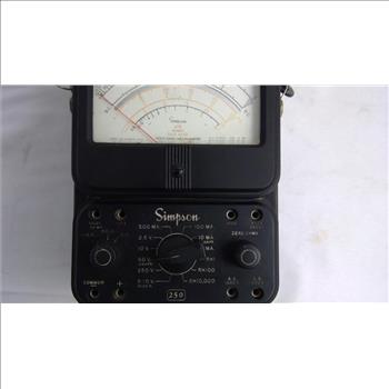 Simpson 250 Analog VOM Meter