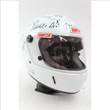 Simpson Autographed Helmet NASCAR