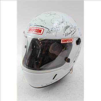 Simpson Autographed Helmet NASCAR
