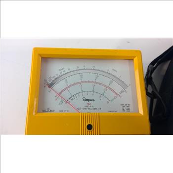 Simpson Volt Meter With Case