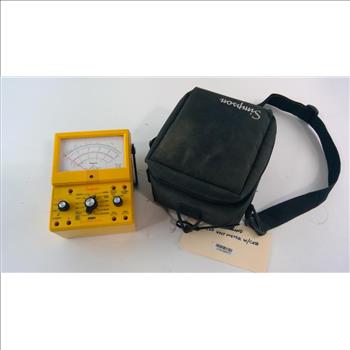 Simpson Volt Meter With Case