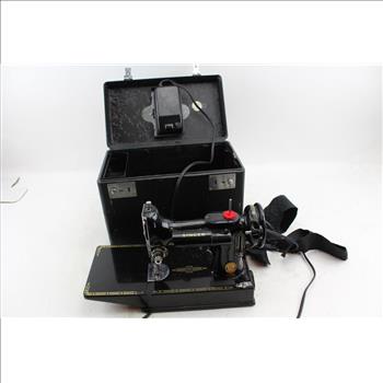 Singer 221K Sewing Machine And Case