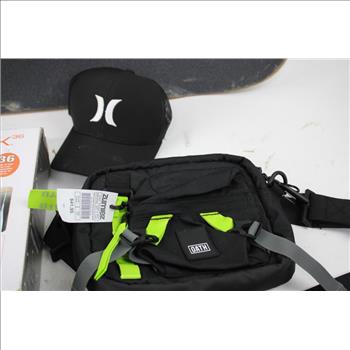 Skateboard Deck, Arizona Cardinals Umbrellas, Zumies Lunch Bag, And More, 6 Pieces