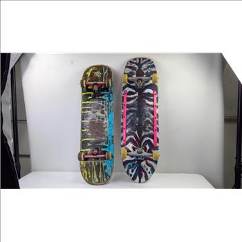 Skateboard, Nike Shoes, Nike Bottle