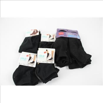 Skechers, Hanes, Cuddl Duds Crew, Ankle, And Low-Cut Socks, 10 Pieces